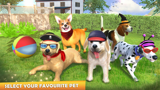 اسکرین شات بازی Family Pet Dog Games 1