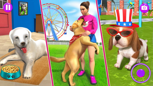 اسکرین شات بازی Family Pet Dog Games 4