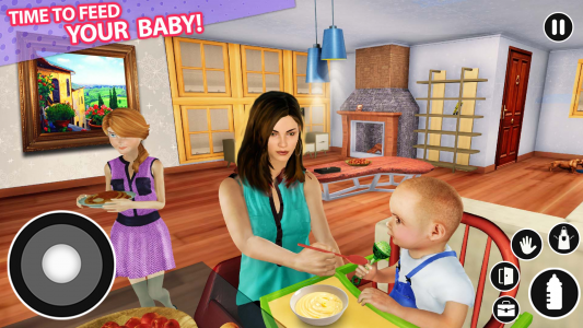 اسکرین شات بازی Single Mom Baby Simulator 1