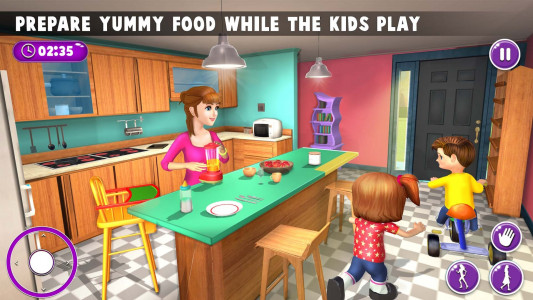 اسکرین شات 1 بازی Virtual Mother Twins Baby