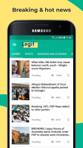 اسکرین شات برنامه Nigeria News NAIJ Legit.ng: Breaking Latest Legit 1