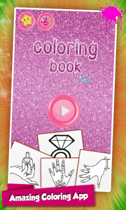 اسکرین شات برنامه Fashion Nail Coloring Pages For Girls 1