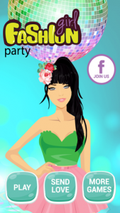 اسکرین شات بازی Fashion Girl Party 1