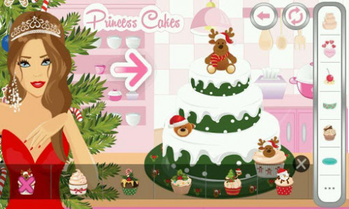 اسکرین شات بازی Princess Cakes Christmas 3