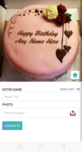 اسکرین شات برنامه Birthday Cake With Name And Photo 3