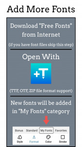 اسکرین شات برنامه Add Text: Text on Photo Editor 6