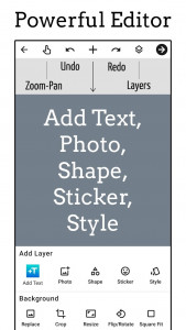 اسکرین شات برنامه Add Text: Text on Photo Editor 1