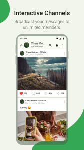 اسکرین شات 5 برنامه nandbox Messenger – video chat