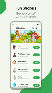 اسکرین شات 7 برنامه nandbox Messenger – video chat