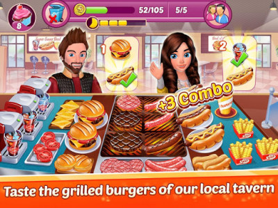 اسکرین شات بازی Restaurant Empire : Kitchen Chef Food Cooking Game 7