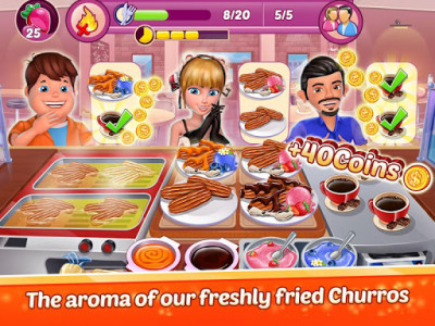 اسکرین شات بازی Restaurant Empire : Kitchen Chef Food Cooking Game 6