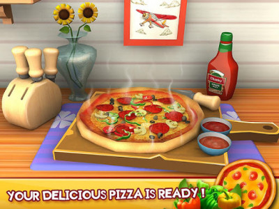 اسکرین شات برنامه Kitchen Chef Pizza Maker Restaurant : Cooking Game 6