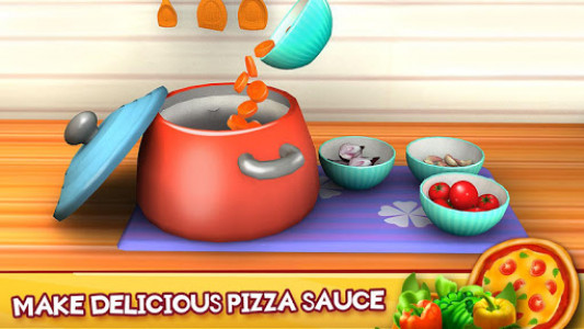 اسکرین شات برنامه Kitchen Chef Pizza Maker Restaurant : Cooking Game 5