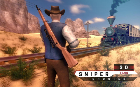 اسکرین شات 3 بازی Sniper 3d Train Shooter