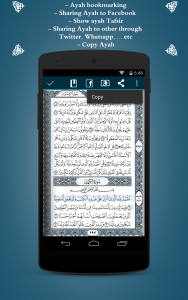 اسکرین شات برنامه Holy Quran with Tafsir 5