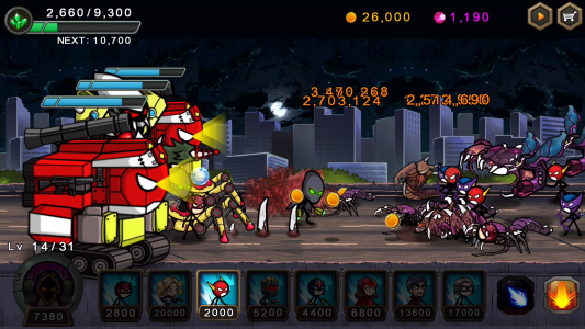 اسکرین شات بازی HERO WARS SuperStickmanDefense 2