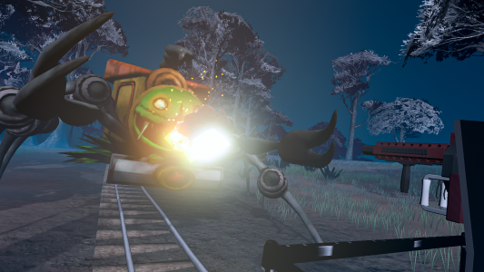 اسکرین شات بازی Horror Monster Train Escape 3D 1