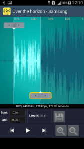 اسکرین شات برنامه Ringtone MP3 Cutter 7