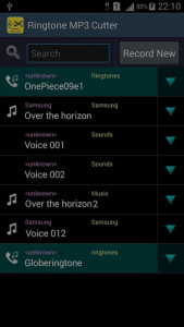 اسکرین شات برنامه Ringtone MP3 Cutter 4