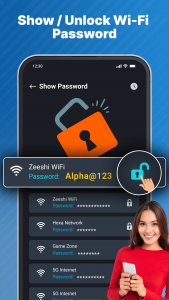 اسکرین شات برنامه Wifi Password & Speed Test App 1