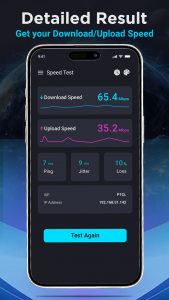 اسکرین شات برنامه Wifi Password & Speed Test App 5
