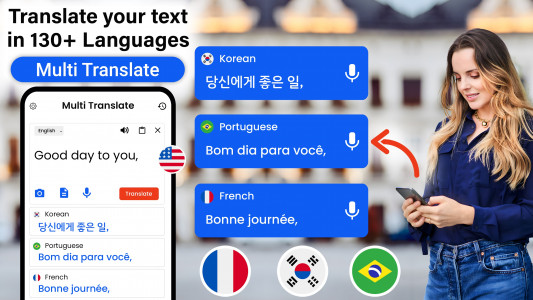 اسکرین شات برنامه Translate - Voice Translator 4