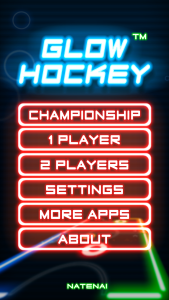 اسکرین شات بازی Glow Hockey 6