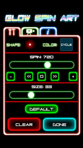 اسکرین شات بازی Glow Spin Art 5