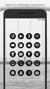 اسکرین شات 4 برنامه Dark Void - Black Circle Icons