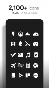 اسکرین شات برنامه Flight Lite - Minimalist Icons 1