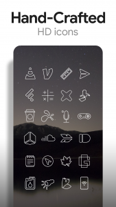 اسکرین شات برنامه Lines - Icon Pack 3