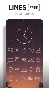 اسکرین شات 1 برنامه Lines - Icon Pack