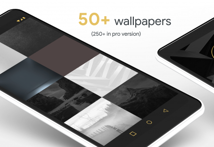 اسکرین شات 4 برنامه Lines Gold - Icon Pack