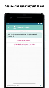 اسکرین شات برنامه Boomerang Parental Control 2