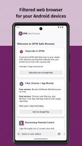 اسکرین شات برنامه SPIN Safe Browser: Web Filter 1
