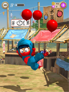 اسکرین شات بازی Clumsy Ninja 3