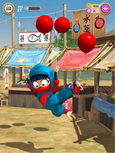 اسکرین شات بازی Clumsy Ninja 3