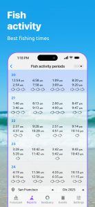 اسکرین شات 6 برنامه Nautide: Tides, Wind, Waves +