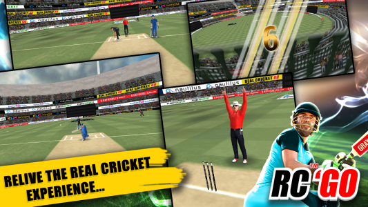 اسکرین شات 4 بازی Real Cricket™ GO
