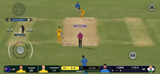 اسکرین شات 8 بازی Real Cricket Swipe