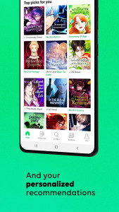 اسکرین شات 6 برنامه WEBTOON: Manga, Comics, Manhwa