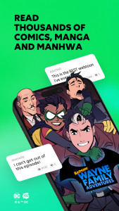 اسکرین شات 1 برنامه WEBTOON: Manga, Comics, Manhwa