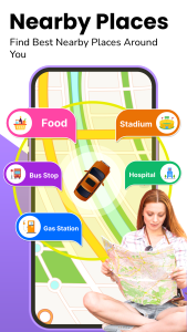 اسکرین شات 4 برنامه GPS Satellite Maps: Live Earth