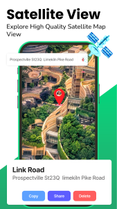 اسکرین شات 2 برنامه GPS Satellite Maps: Live Earth