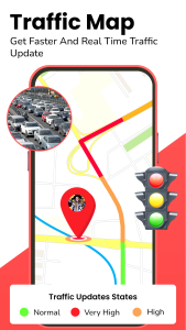 اسکرین شات 5 برنامه GPS Satellite Maps: Live Earth