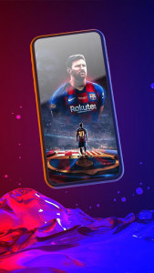 اسکرین شات برنامه Lionel Messi Wallpaper HD 2020 2