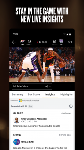 اسکرین شات برنامه NBA: Live Games & Scores 6