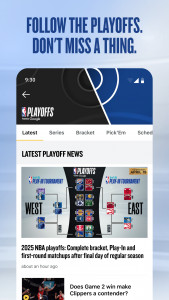 اسکرین شات 2 برنامه NBA: Live Games & Scores