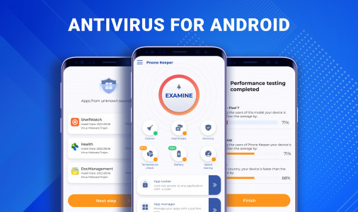 اسکرین شات 1 برنامه Phone Keeper, Antivirus
