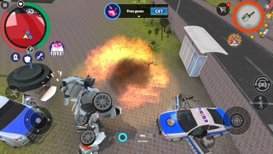 اسکرین شات بازی Robot Car 5